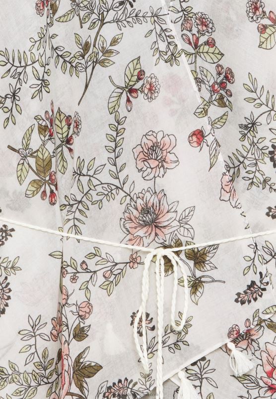 Z62T697 Women Anna Field Tunic Off-White/Pink