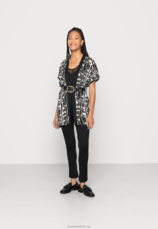 Z62T706 Women Anna Field Summercape Tunic Black