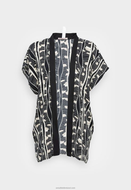 Z62T706 Women Anna Field Summercape Tunic Black