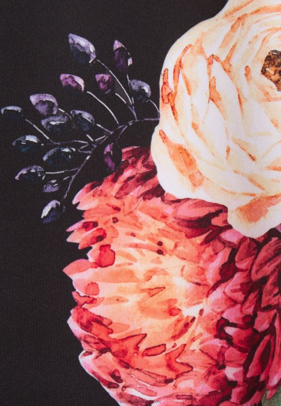 Z62T778 Women Anna Field Pleated Skirt Black/Pink