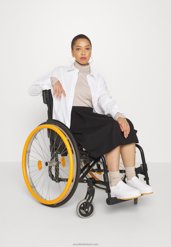 Z62T779 Women Anna Field Pleated Skirt Black