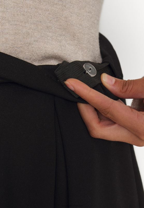 Z62T779 Women Anna Field Pleated Skirt Black