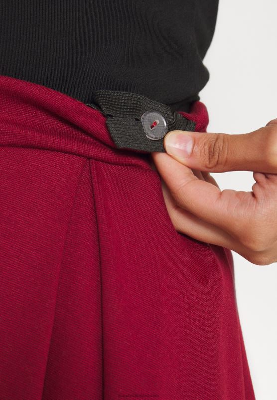 Z62T780 Women Anna Field Pleated Skirt Red