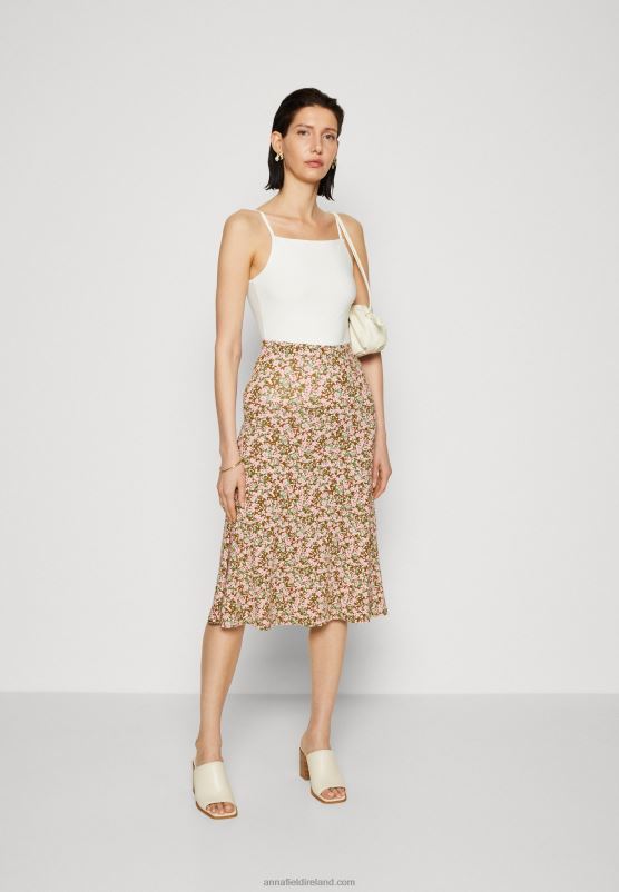 Z62T786 Women Anna Field A-Line Skirt Multi-Coloured