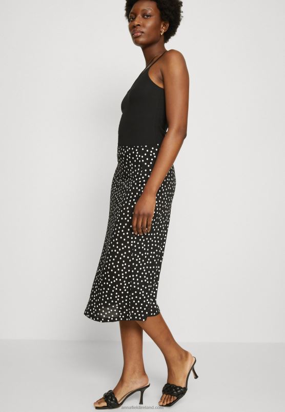 Z62T790 Women Anna Field A-Line Skirt Black