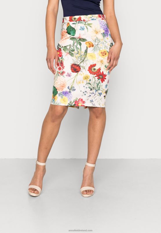 Z62T798 Women Anna Field Pencil Skirt Light Pink/Multi-Coloured