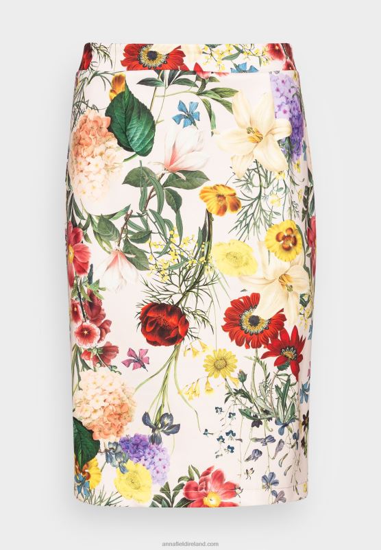 Z62T798 Women Anna Field Pencil Skirt Light Pink/Multi-Coloured