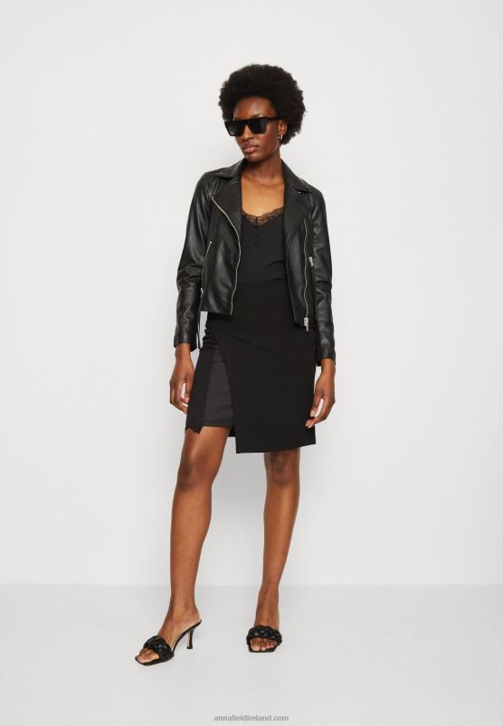 Z62T799 Women Anna Field Pencil Skirt Black