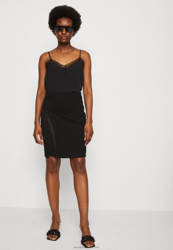 Z62T799 Women Anna Field Pencil Skirt Black