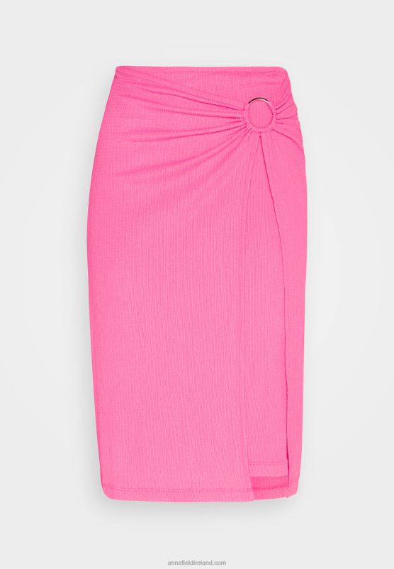 Z62T805 Women Anna Field Wrap Skirt Pink
