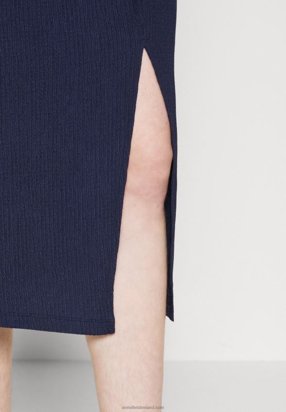 Z62T810 Women Anna Field Pencil Skirt Dark Blue