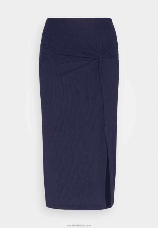 Z62T810 Women Anna Field Pencil Skirt Dark Blue