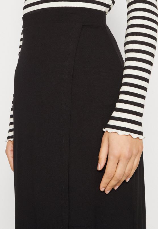 Z62T813 Women Anna Field Wrap Skirt Black