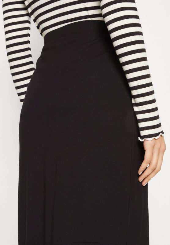 Z62T813 Women Anna Field Wrap Skirt Black