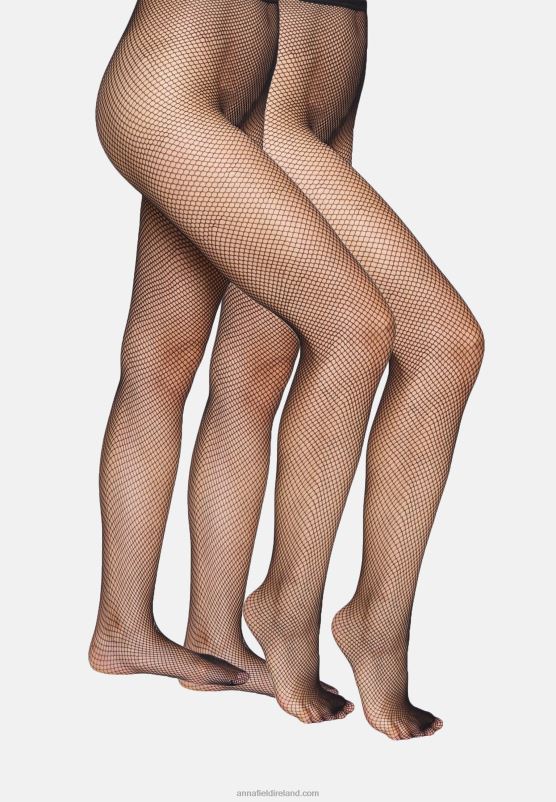 Z62T1110 Women Anna Field 2 Pack Fishnet Tights Tights Black