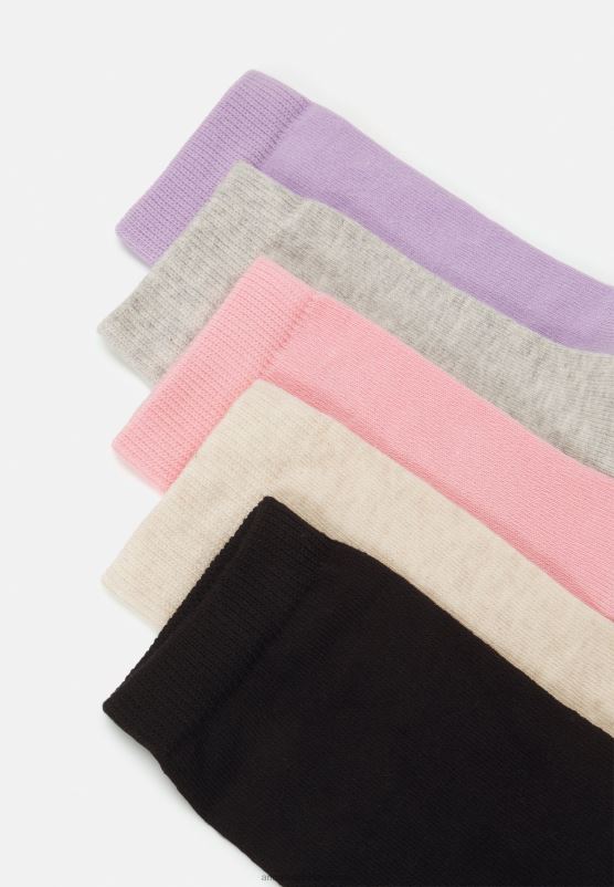 Z62T1125 Women Anna Field 5 Pack Socks Multi-Coloured