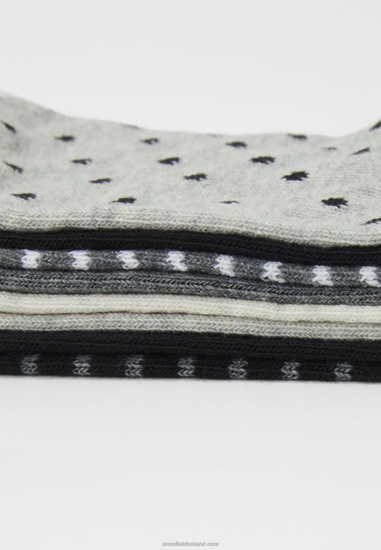 Z62T1156 Women Anna Field Trainer Socks Grey