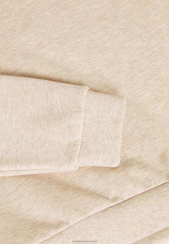 Z62T756 Women Anna Field Sweatshirt Mottled Beige