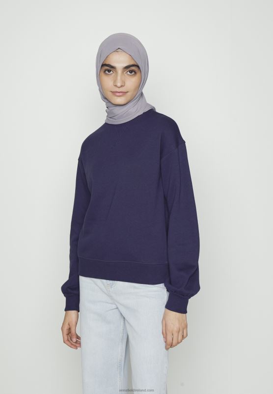 Z62T757 Women Anna Field Sweatshirt Dark Blue