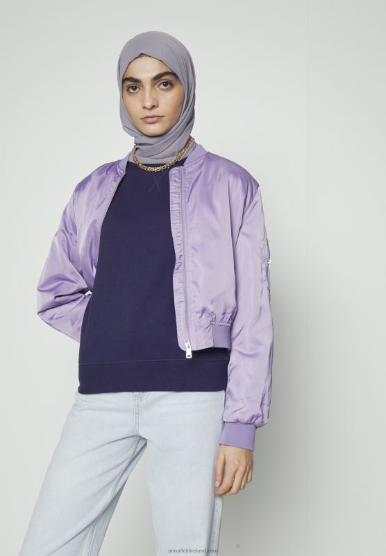 Z62T757 Women Anna Field Sweatshirt Dark Blue