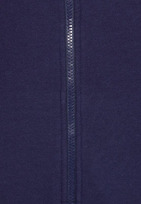 Z62T769 Women Anna Field Zip-Up Sweatshirt Dark Blue