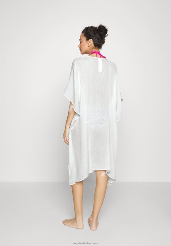 Z62T742 Women Anna Field Beach Accessory White