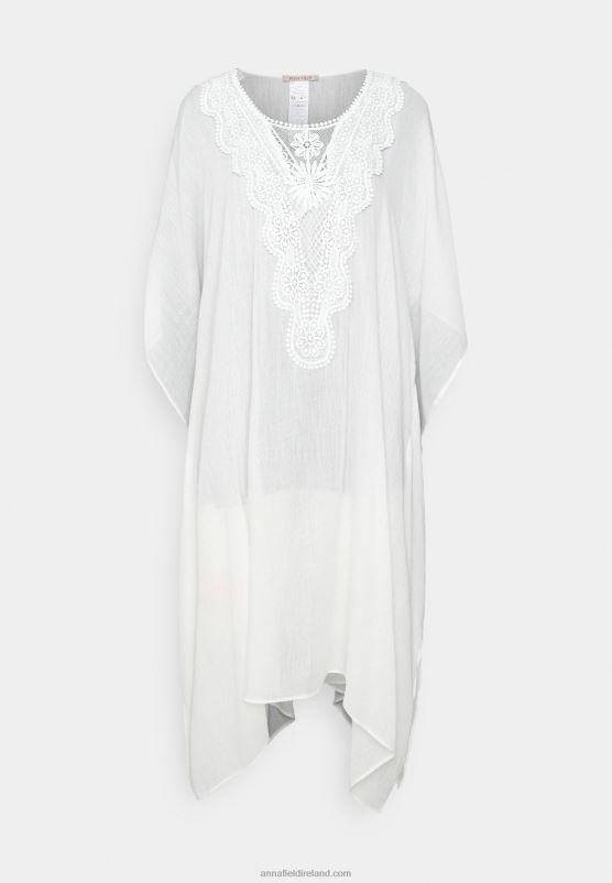 Z62T742 Women Anna Field Beach Accessory White