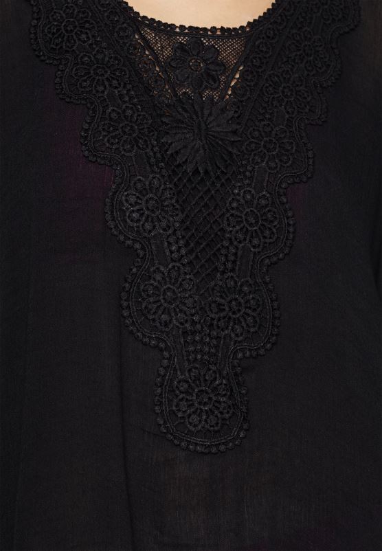 Z62T743 Women Anna Field Beach Accessory Black