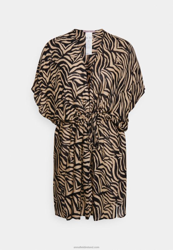 Z62T745 Women Anna Field Beach Accessory Black/Tan