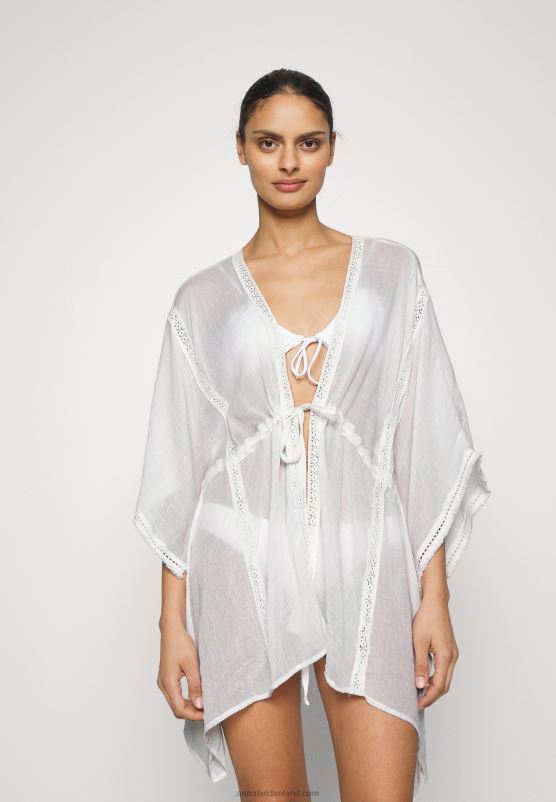 Z62T746 Women Anna Field Beach Accessory White