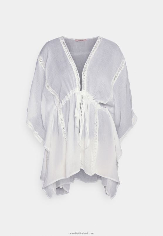 Z62T746 Women Anna Field Beach Accessory White