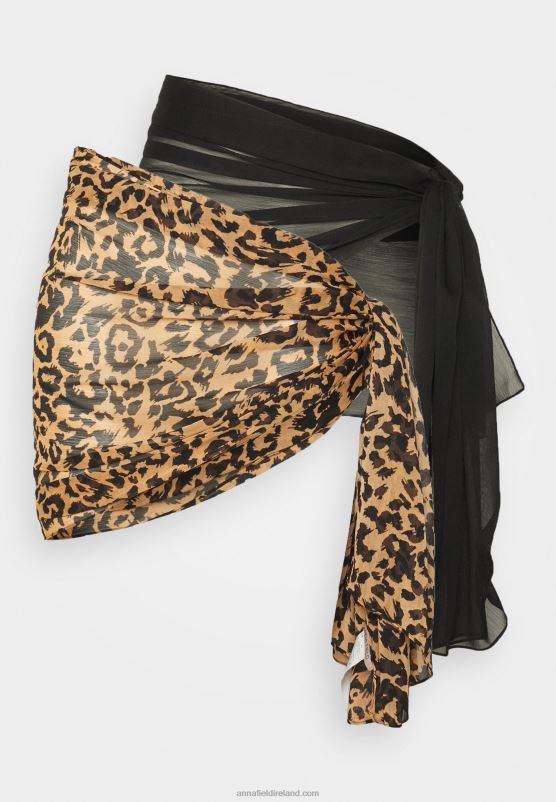 Z62T748 Women Anna Field 2 Pack Beach Accessory Black