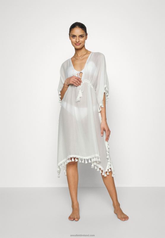 Z62T749 Women Anna Field Beach Accessory White