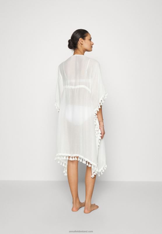 Z62T749 Women Anna Field Beach Accessory White