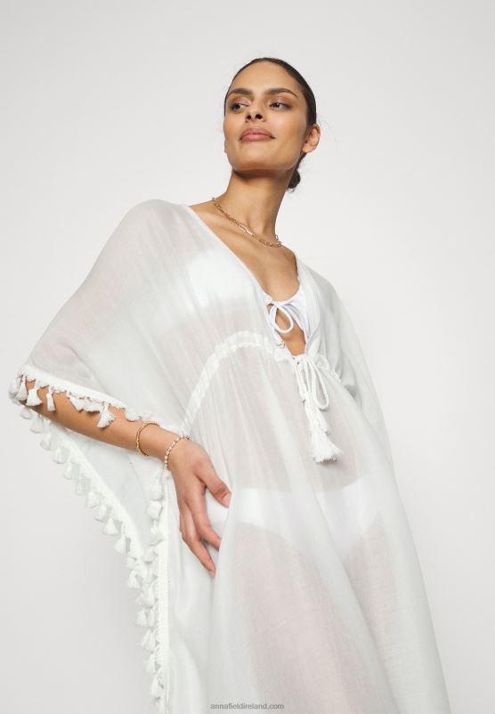 Z62T749 Women Anna Field Beach Accessory White