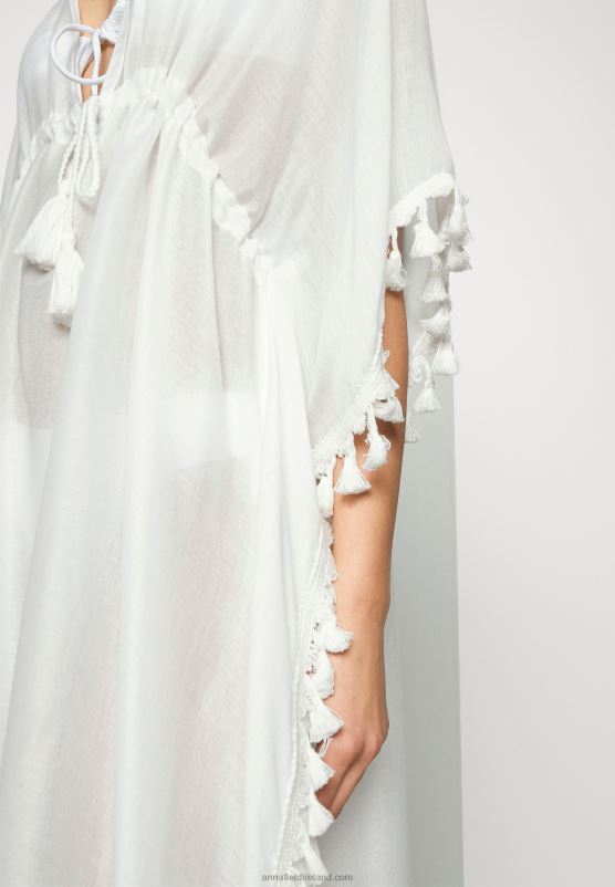 Z62T749 Women Anna Field Beach Accessory White