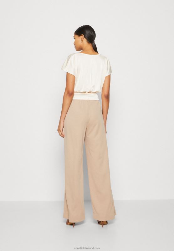 Z62T237 Women Anna Field Print T-Shirt Light Pink