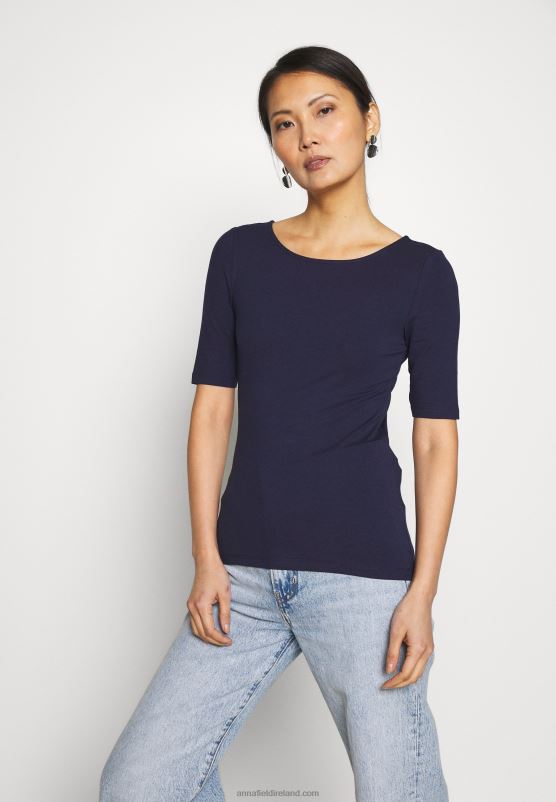 Z62T242 Women Anna Field Basic T-Shirt Maritime Blue