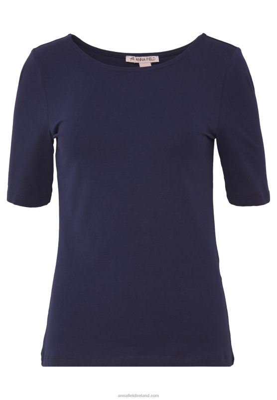 Z62T242 Women Anna Field Basic T-Shirt Maritime Blue