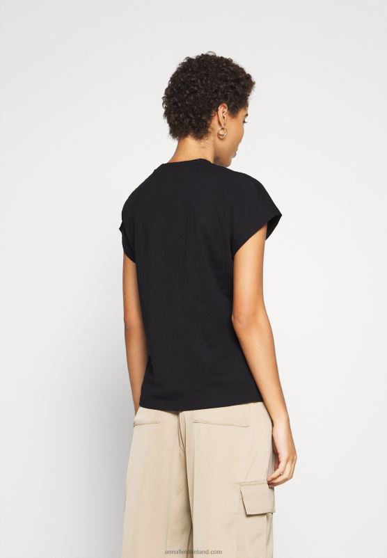 Z62T244 Women Anna Field Basic T-Shirt Black