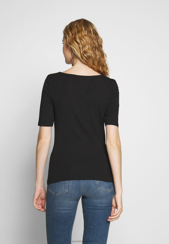 Z62T245 Women Anna Field Basic T-Shirt Black