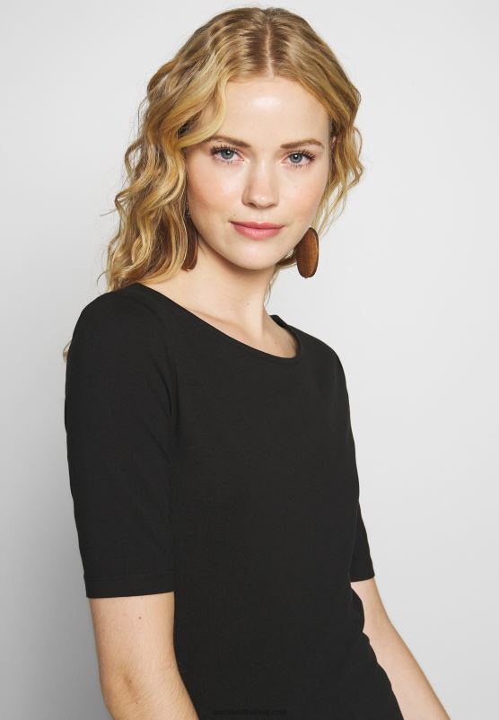 Z62T245 Women Anna Field Basic T-Shirt Black