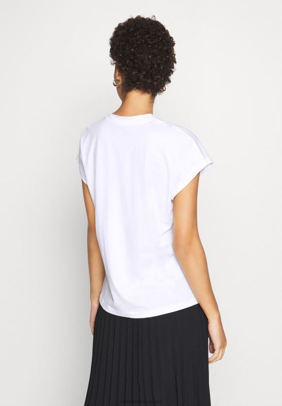 Z62T246 Women Anna Field Basic T-Shirt White