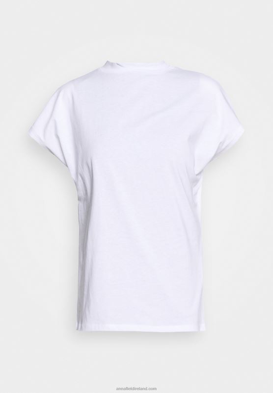 Z62T246 Women Anna Field Basic T-Shirt White
