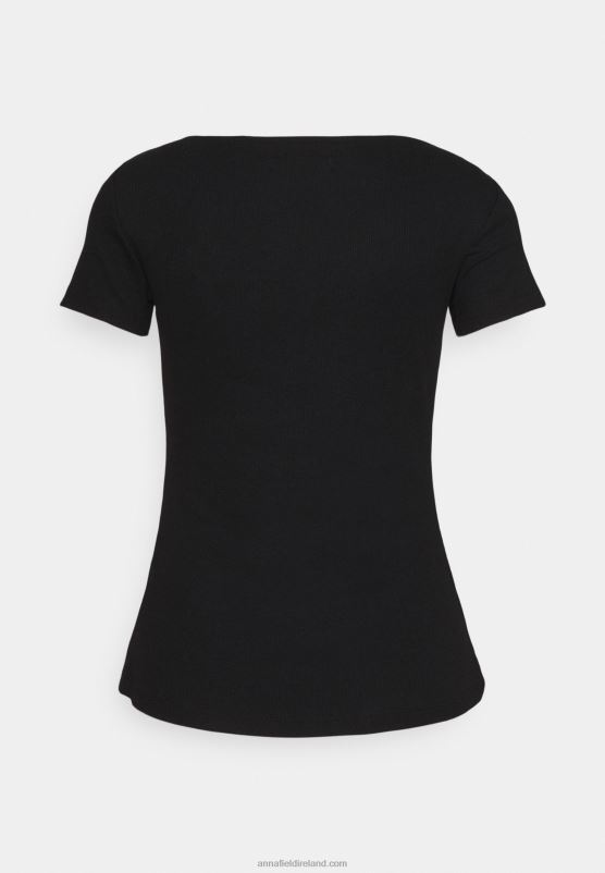 Z62T248 Women Anna Field Basic T-Shirt Black