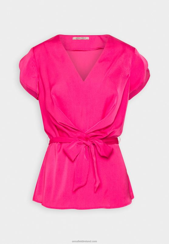 Z62T262 Women Anna Field Print T-Shirt Pink