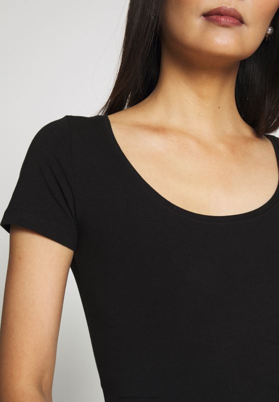 Z62T273 Women Anna Field 3 Pack Basic T-Shirt Black