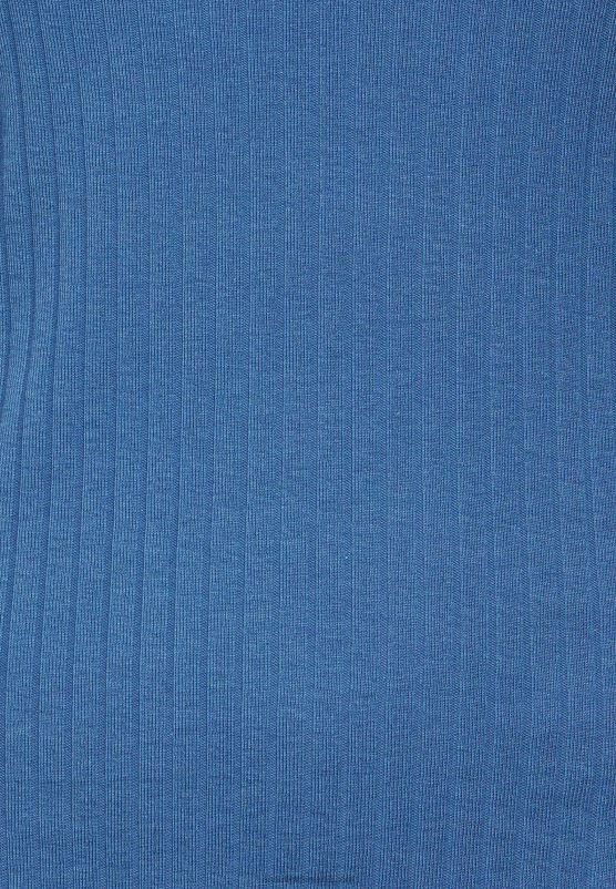 Z62T275 Women Anna Field Print T-Shirt Dark Blue