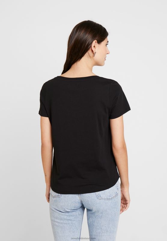 Z62T287 Women Anna Field Basic T-Shirt Black