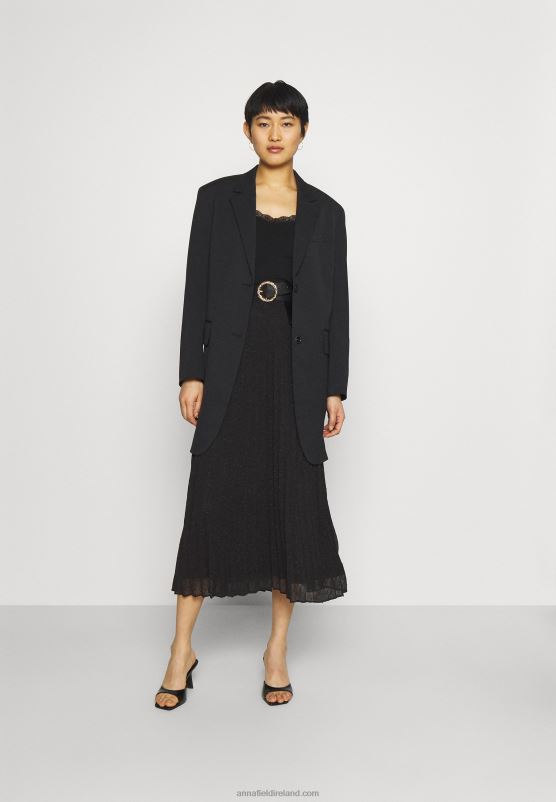 Z62T288 Women Anna Field Basic T-Shirt Black